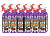 Lucas Oil Slick Mist Ceramic Speed Wax bottle pour showing easy application and quick protection.