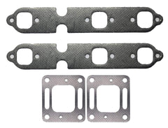 LucaSng exhaust manifold gasket set for MerCruiser 4.3L V6 engines, marine-grade durability for boating.