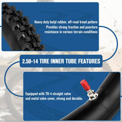 Lucky Seven front tire set ready for installation