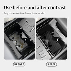 LUCKEASY Santa Fe cup holder insert keeps interior organized and tidy