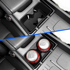 LUCKEASY center console cup holder Santa Fe easy to wipe clean