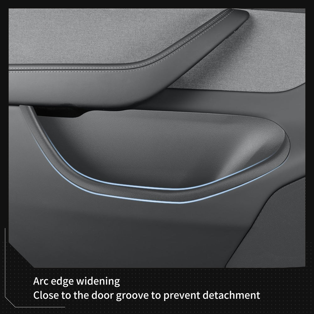 Luckeasy installation guide shows simple, tool-free fit without door interference.