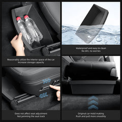 LUCKEASY easy installation underseat organizer requires no tools.