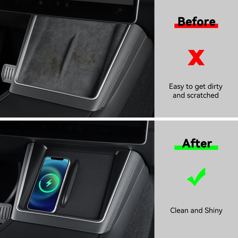 LUCKEASY interior-protection mat for Model Y keeps interior clean