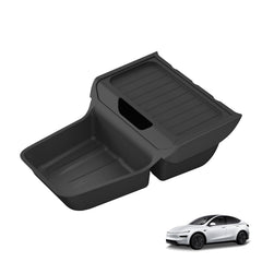 LUCKEASY cabin-organization benefits for Model Y standard version during daily trips.