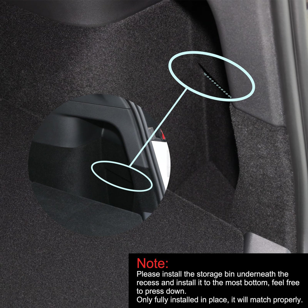 LUCKEASY trunk organizer bins with lids provide ready-to-use cargo separation.