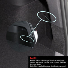 LUCKEASY trunk organizer bins with lids provide ready-to-use cargo separation.