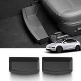 LUCKEASY underseat storage for Model Y two-piece kit keeps essentials within easy reach.