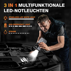 Lucklike W210 USB charging port powers devices on the go.