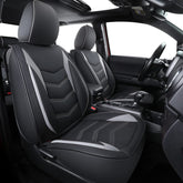 LUCKYMAN CLUB Tacoma M9 full-set seat covers in black-gray protect seats and refresh interior