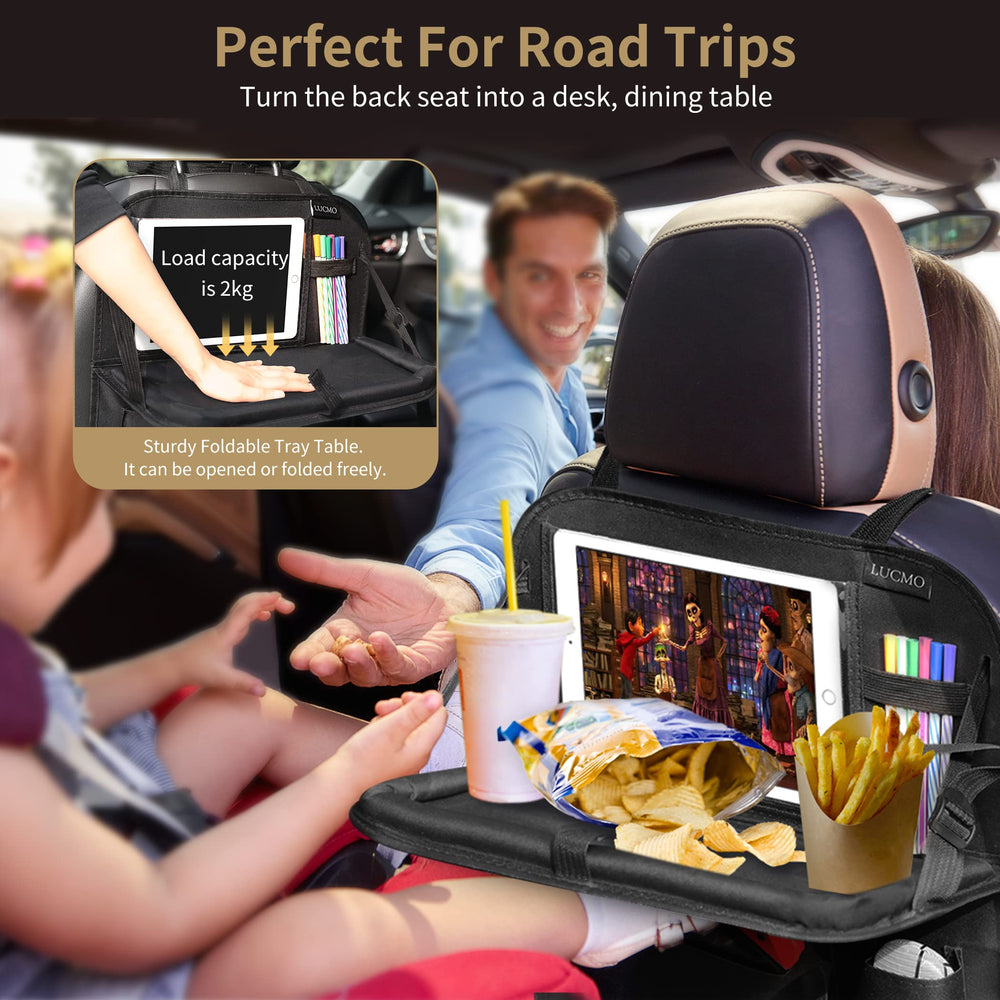 LUCMO waterproof material protects seat backs from messes and wear.