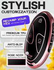 Lucrum full-body TPU protection guards fob against scratches while preserving buttons.