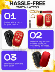 Honda compatibility guide helps verify correct fob fit for Lucrum cover.