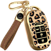 Lucrum Honda key fob cover front view with stylish protection and responsive buttons