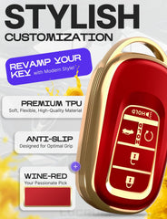 Lucrum key fob TPU close-up highlighting durable full-body protection.