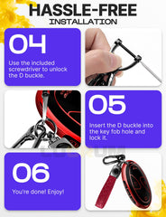 Lucrum included mini screwdriver for simple installation