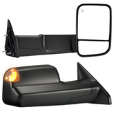 LUCTEND tow mirror for Dodge Ram 1500 front-right provides easy plug-and-play towing visibility.