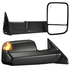LUCTEND tow mirror for Dodge Ram 1500 front-right provides easy plug-and-play towing visibility.