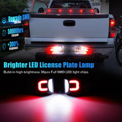 LUDARM LED license plate light for Tahoe and Yukon delivers bright plate illumination