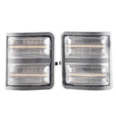 LUDARM LED tow mirror light in white running mode improving side visibility