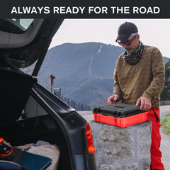 Lugecase compact storage for GB150 on long road trips