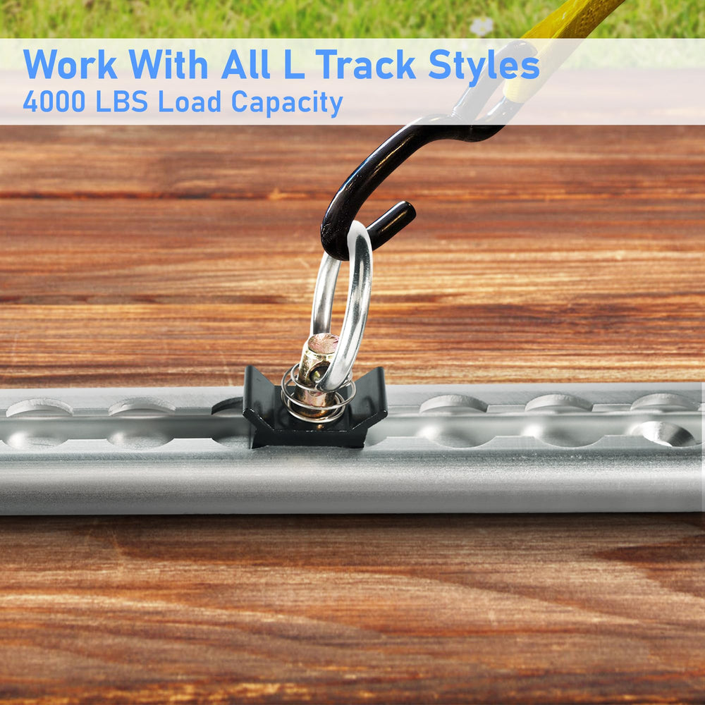 Lukar L Track rail shows standard angle and recessed compatibility