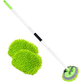 LUKCOZMO 62-inch car wash brush with long handle for easy reach and scratch-free cleaning.