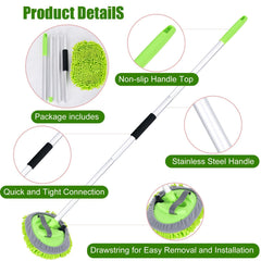 LUKCOZMO all-in-one kit with attachments for versatile car cleaning tasks.
