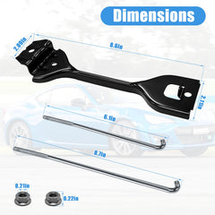 LukeTarp J-hook 82161AG001 component, provides quick, stable mounting for versatile battery retention.