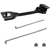 LukeTarp battery hold-down kit assembly for Subaru models, keeps battery secure during driving.