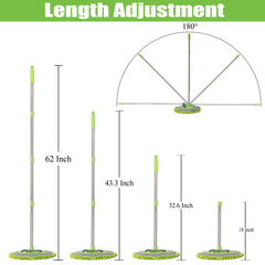 LumiMokki 62 extendable stainless steel pole extended for hard-to-reach spots