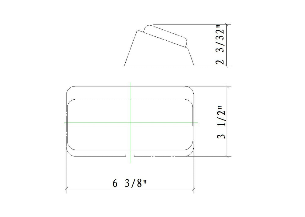 Lumitronics compact 6.5 x 3.5 x 2 inch outdoor light for RVs.