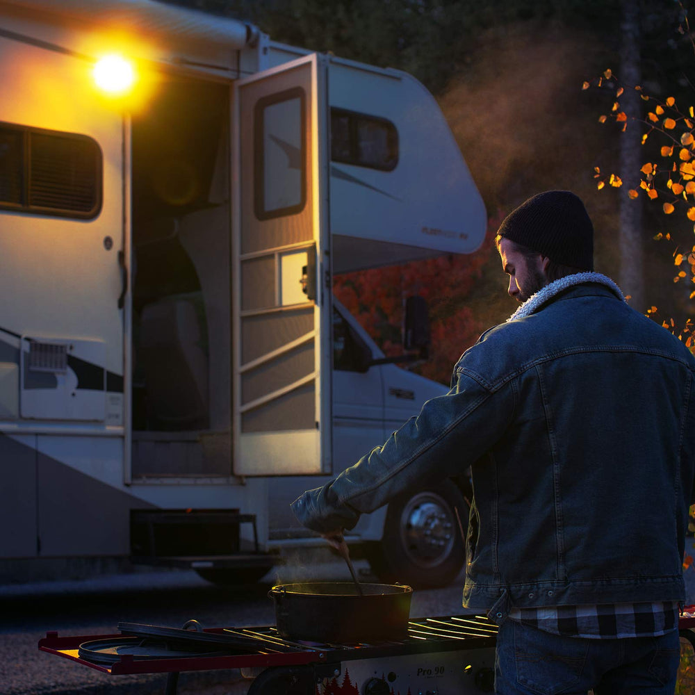 Lumitronics snap-in replaceable lenses let you customize lighting.
