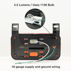Lumitronics snap-on replaceable lens and bulbs enable quick maintenance.