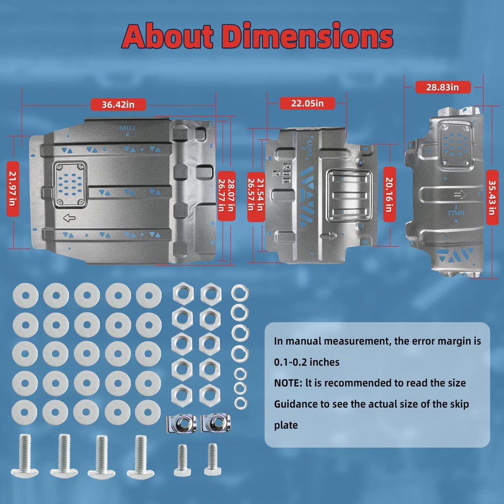 Lumlazni Ford F-150 underbody center view highlights drivetrain protection.