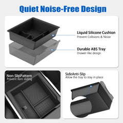 Lumlazni hidden magnetic closure keeps storage secure.