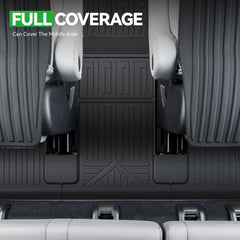 LUMWAY GMC Acadia floor mats made from odorless TPE for long-lasting protection.