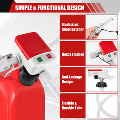 Luney battery-powered pump offers cordless operation.