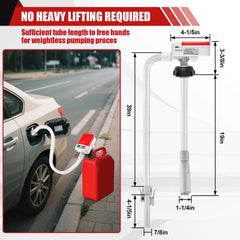 Luney gas and diesel compatible pump supports multiple fuels.