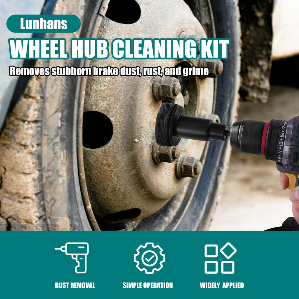 Lunhans kit preps rotors and hubs, supporting efficient brake maintenance.