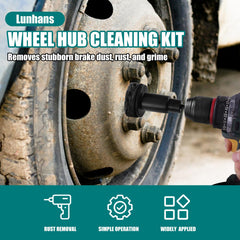 Lunhans kit preps rotors and hubs, supporting efficient brake maintenance.