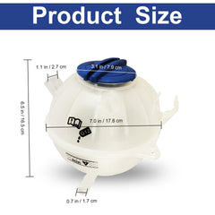 Lunwag reservoir cap on Audi Q3 with clear level visibility