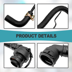 Lunwag PCV hose bypass on Chevy Sonic enables proper venting.