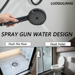 Includes hose guide ring and holder for tidy mounting
