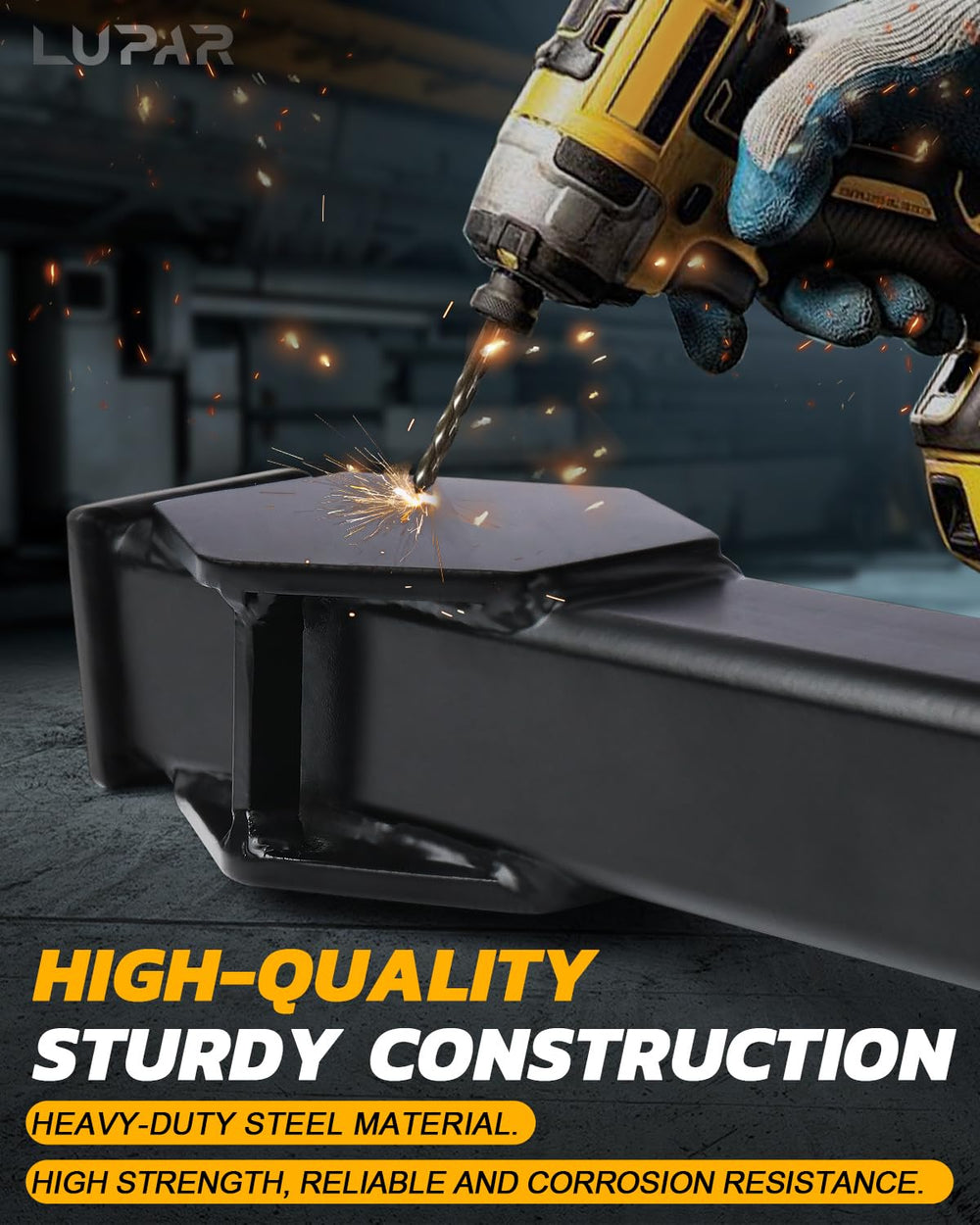 Lupar hub removal tool close-up, heavy-duty construction withstands demanding hammer work.