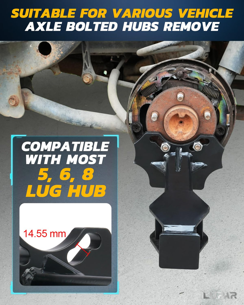 Lupar tool supports enhanced vehicle performance via proper hub bearing service.