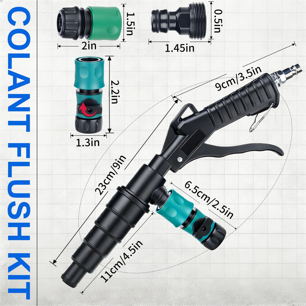 LURKA half-inch hose quick connector enables quick hose changes.