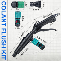 LURKA half-inch hose quick connector enables quick hose changes.