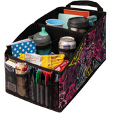 Lusso Gear car seat organizer floral front seat organization keeps essentials within reach