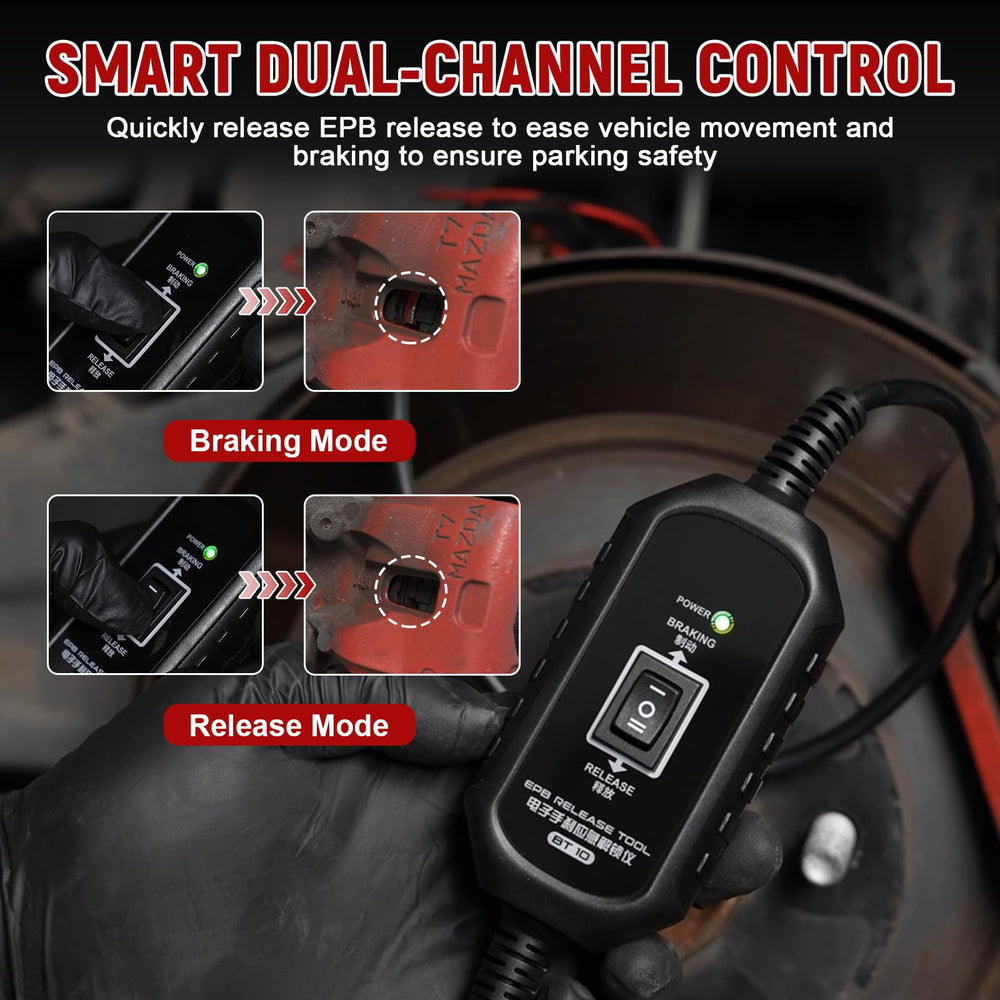 LUTIFIX EPB dual-channel control interface with two operations for release and brake